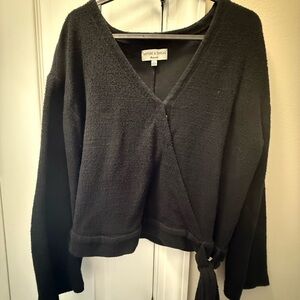 Madewell Black V-Neck Women's Sweater